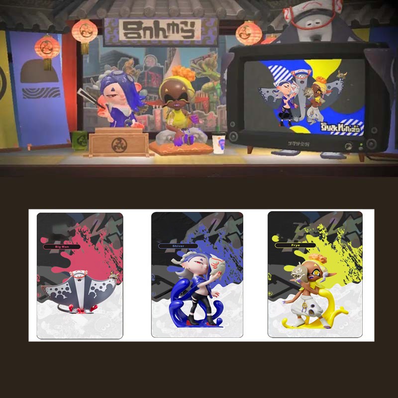 Splatoon%203%202%201%20Frye%20Shiver%20Big%20Man%20Characters%20Costume%20Props%20Amiibo%20Card%20Linkage%20NfC%20Card%20Props%20For%20Nintendo%20Switch%20&%20Switch%20OLED/Lite%20-%20Image%202
