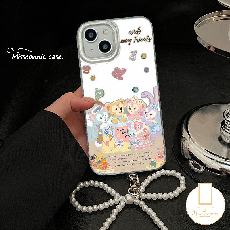 Luxury%20Ripple%20Luster%20Fashion%20Pearl%20Bracelet%20Case%20Compatible%20for%20IPhone%2011%2015%2013%20XR%2014%2012%20Pro%20Max%207%2015%207%20Plus%208%2014%20Plus%20X%20XS%20Max%20SE%202020%20Cartoon%20Linabell%20Stellaou%20Cute%20Bear%20Cover%20-%20Image%205