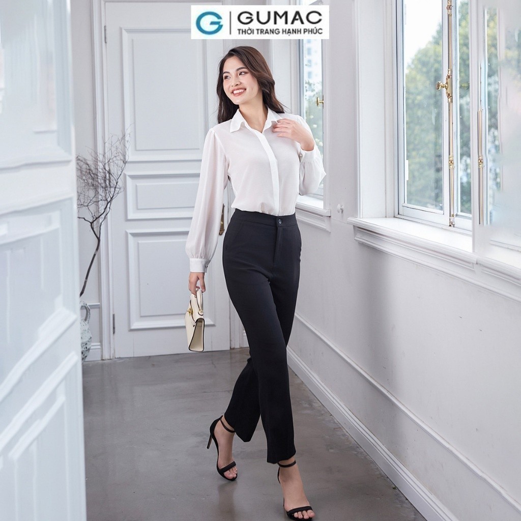 Áo sơ mi nữ căn bản thời trang GUMAC AD12011