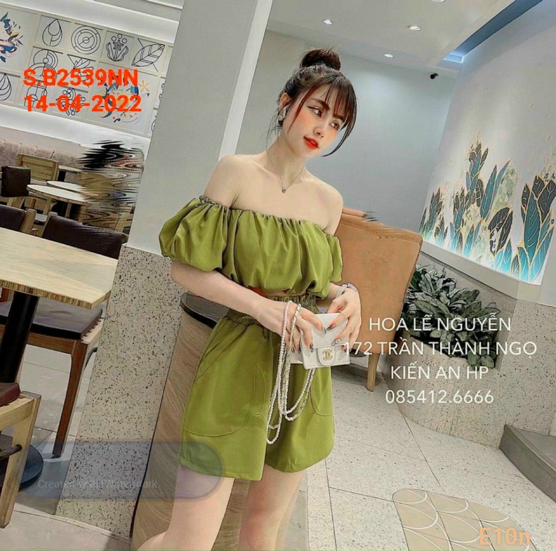 sét kate có mút ngực bèo vai xinh ld22