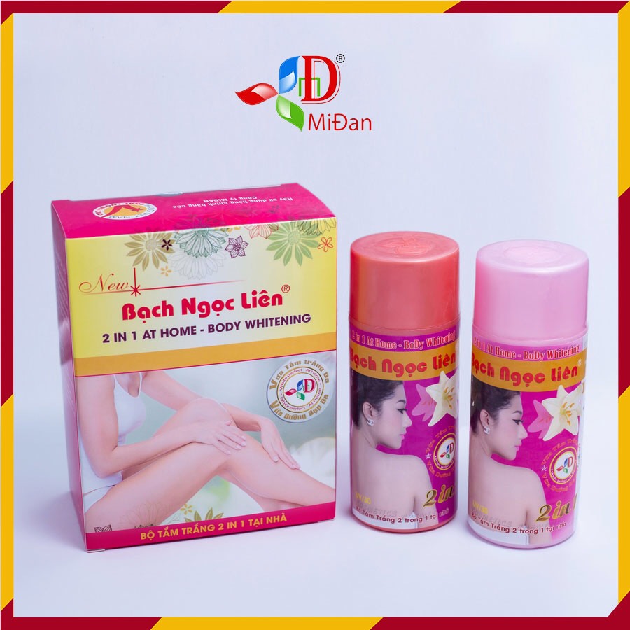 Kem dưỡng trắng da body Bạch Ngọc Liên xanh 90g