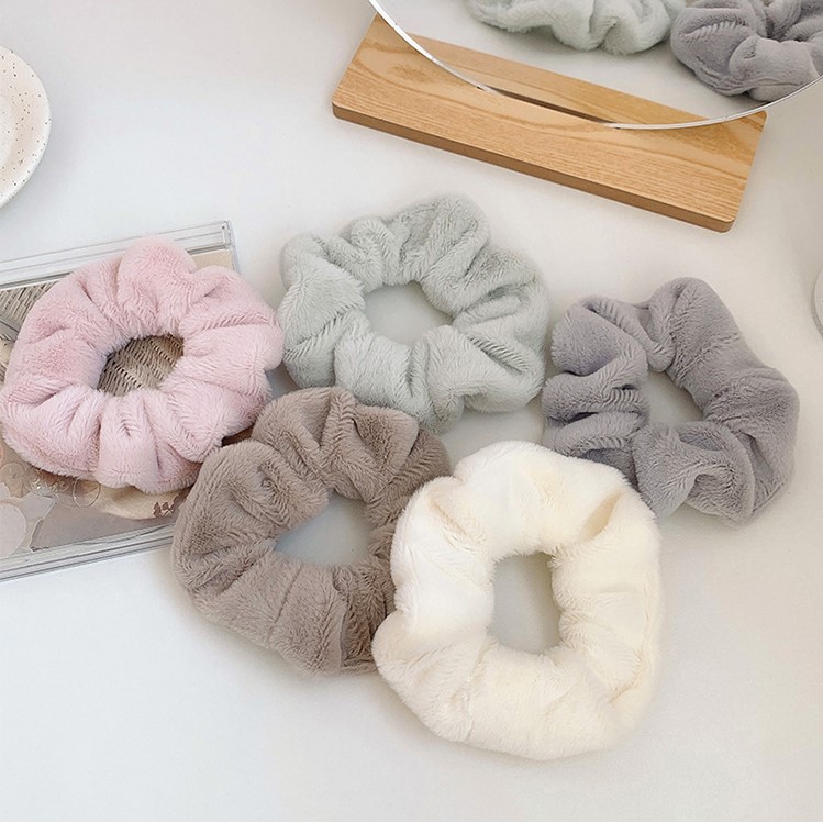 Dây Buộc Tóc/ Scrunchies Lông Mềm Mịn