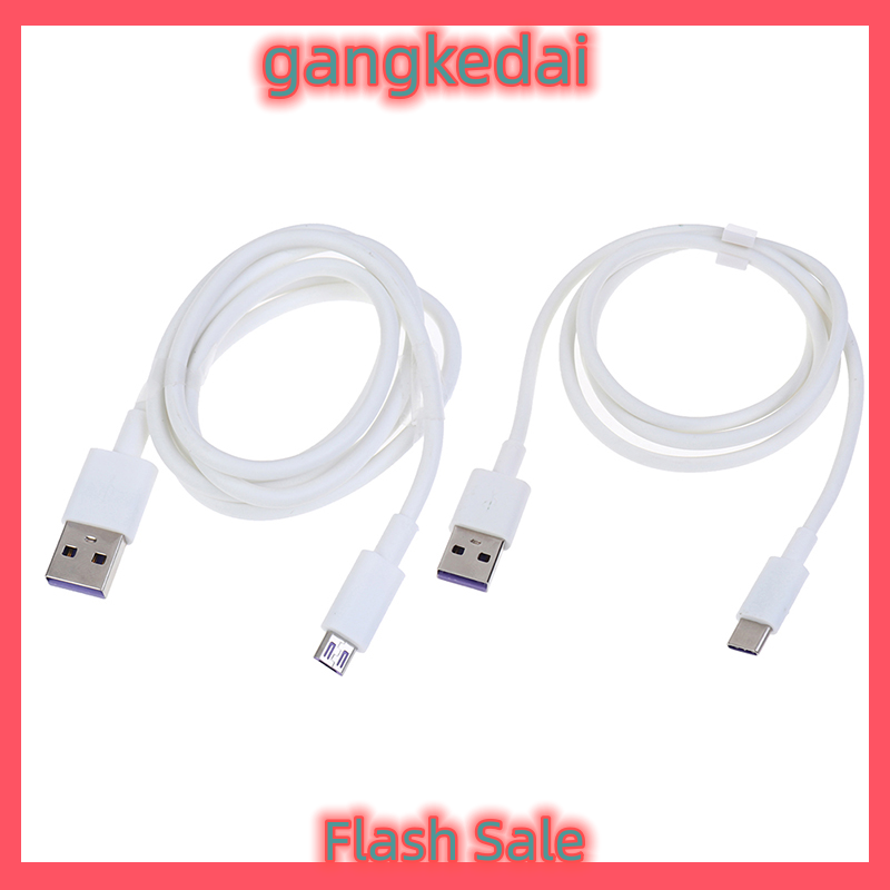 Gangke Cáp Micro USB/Type-C 5A Cáp Sạc Nhanh Cáp sạc USB Android đồng bộ dữ liệu