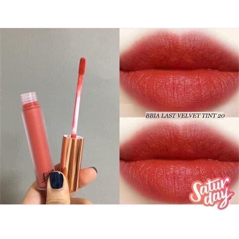 [Bbia-Hàn Quốc] Son Kem Lì Bbia Last Velvet Lip Tint Full Version