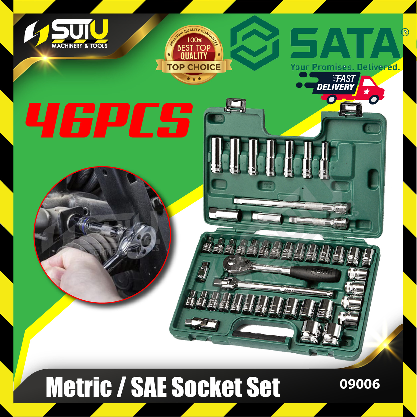 SATA 09006 46pcs 1/2