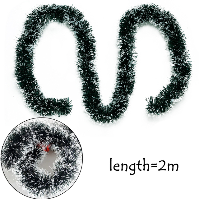 %E3%80%90Folio%20&%20Light%E3%80%912m%20Decoration%20Ribbon%20Garland%20Tree%20Ornaments%20Hanging%20Xmas%20Wreath%20Dark%20Green%20With%20Snow%20Fringe%20Fake%20Vine%20Tinsel%20-%20Image%202