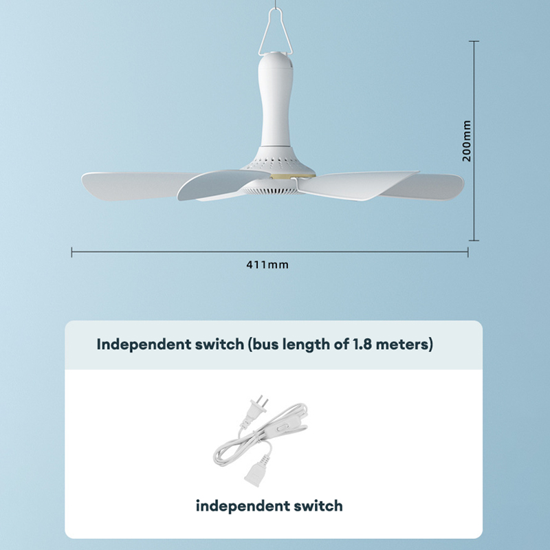 KAIMEIDI Changhong home small breeze silent student dormitory mosquito net bed hanging mini electric fan big wind small ceiling fan