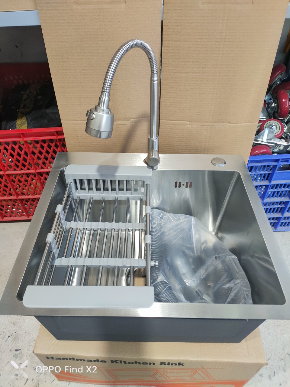 [CHẬU ĐÚC] Chậu Rửa Chén Bát INOX SUS 304 5045