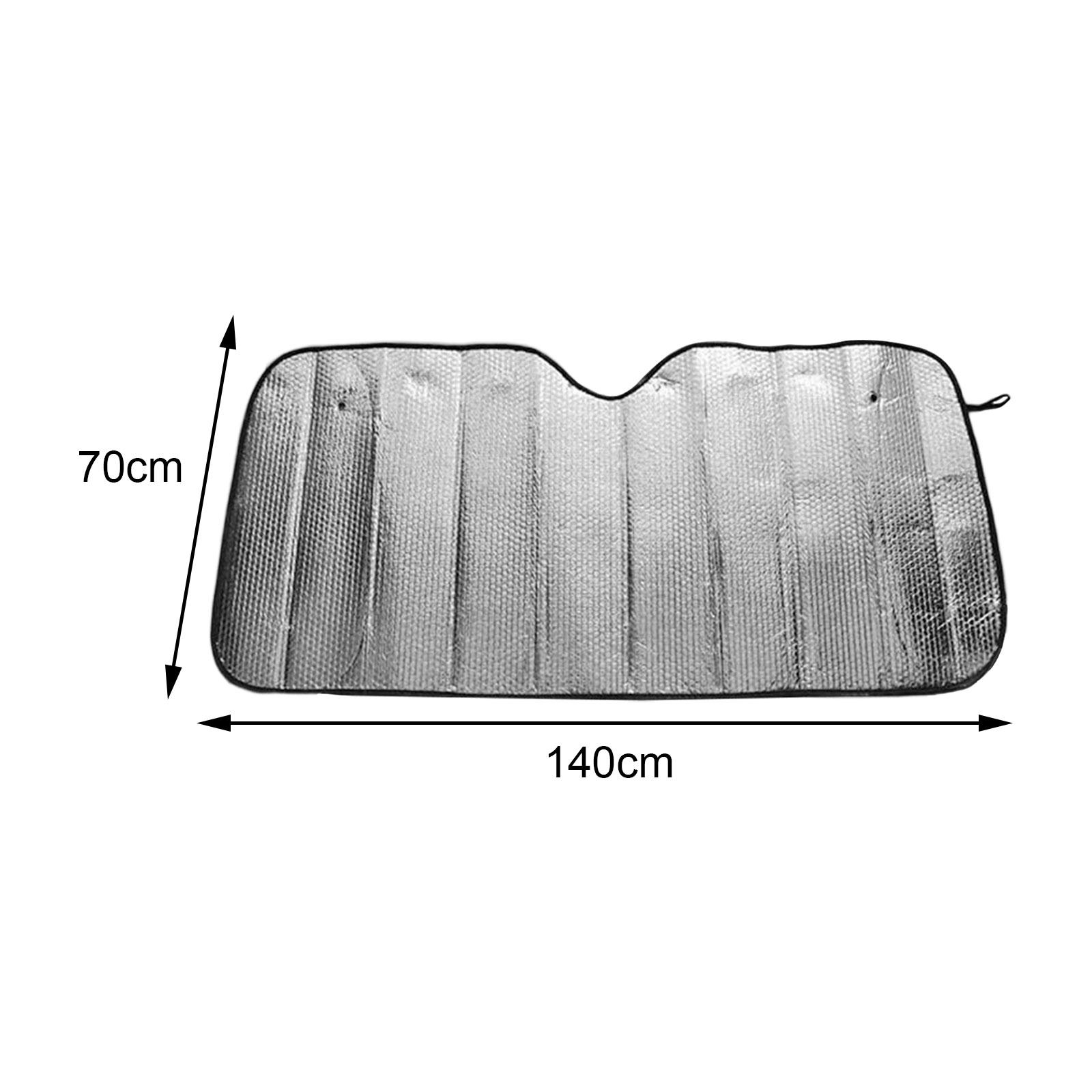 Gazechimp Car Windshield Sunshade, Sun Visor Protector Foldable Keep Vehicle Car Sunshades Car Windshield Sun Shade for Front Window Trucks