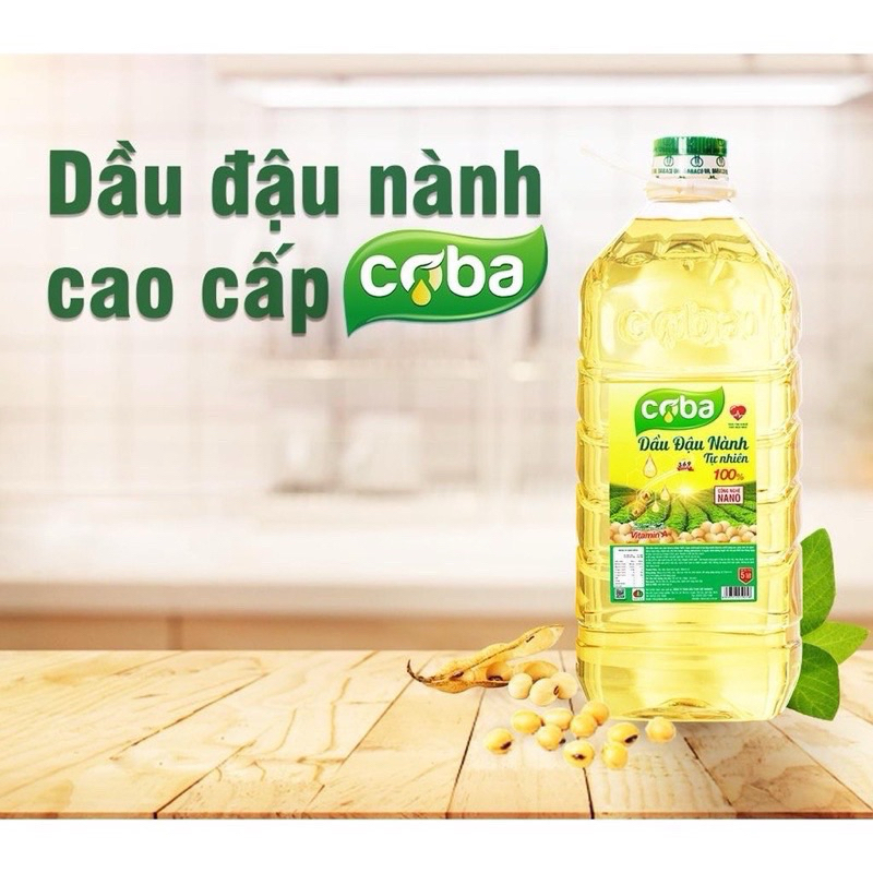 Dầu đậu nành coba chai 1L/2L