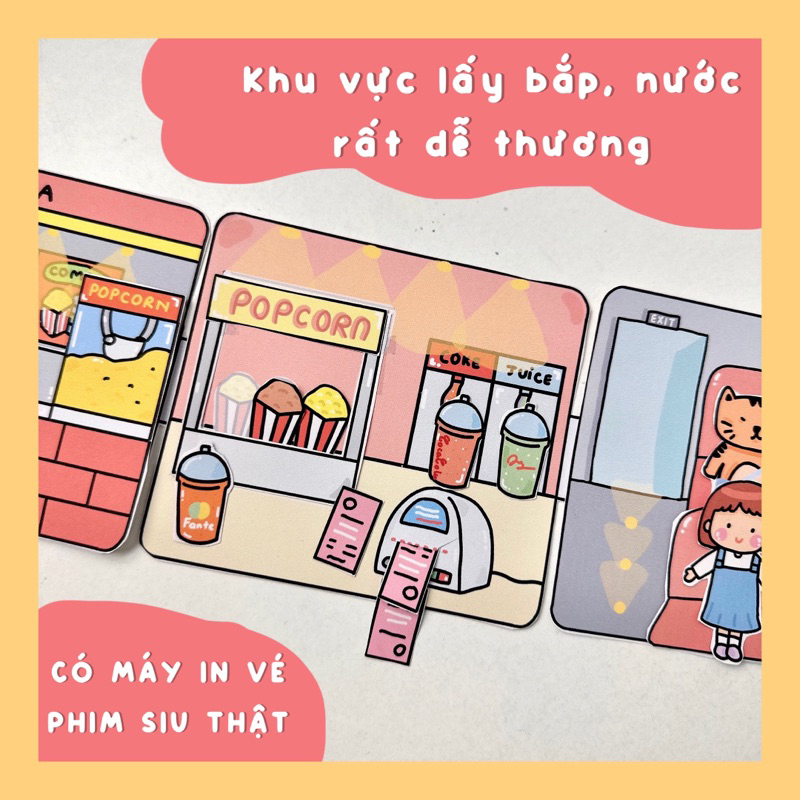 COMBO 2 BỘ TRANH ĐỒ CHƠI GIẤY CÔ TIÊN XANH
