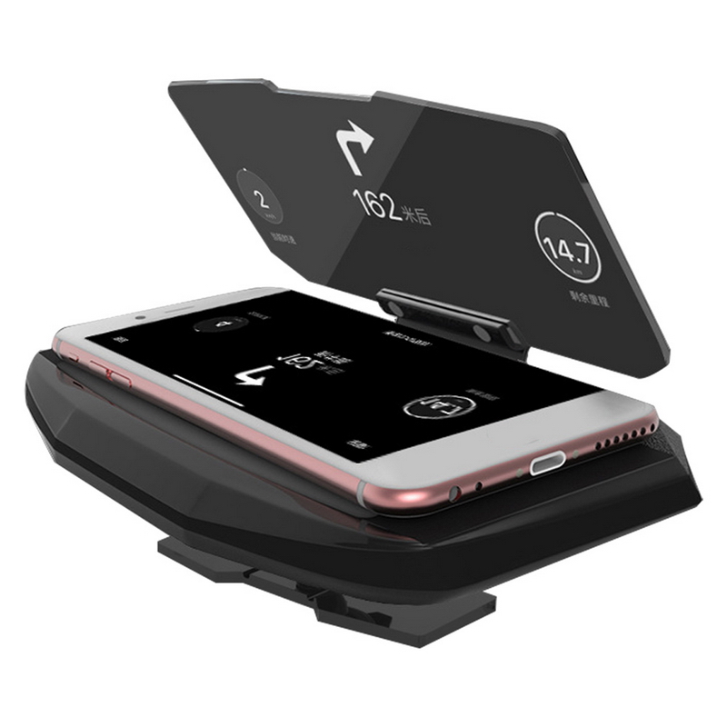 jiaoxing Car HUD Head Up Navigation Display Phone Holder Mount GPS Projector
