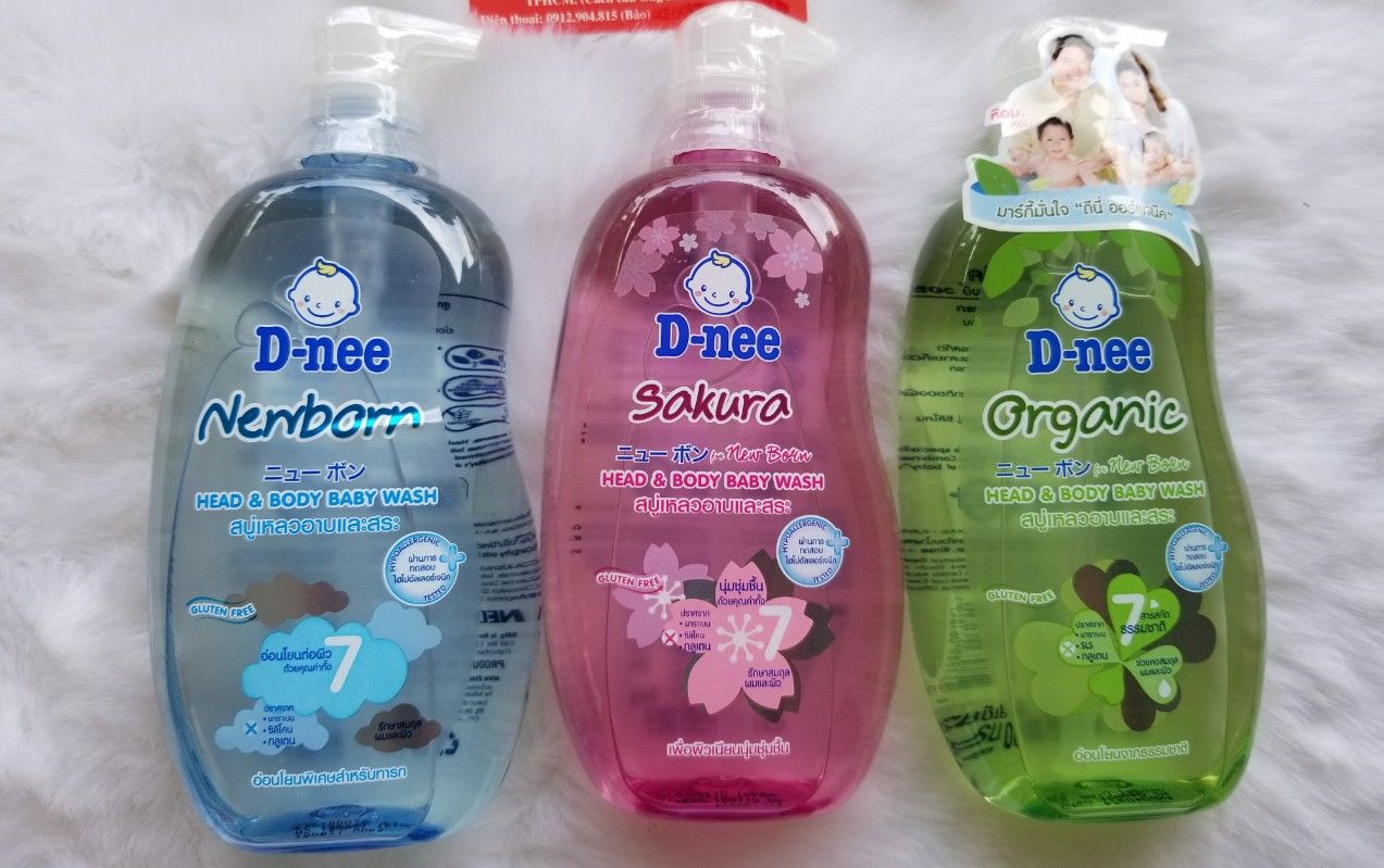[HCM]Sữa tắm gội toàn thân cho bé Dnee 380ml
