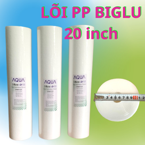 LÕI LỌC NƯỚC PP BÉO PP BIGBLUE  20in. KÍCH THƯỚC 50-11