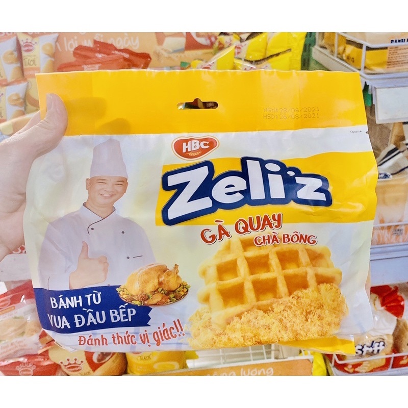 BÁNH ZELI'Z CHÀ BÔNG 3 VỊ GÓI 156G