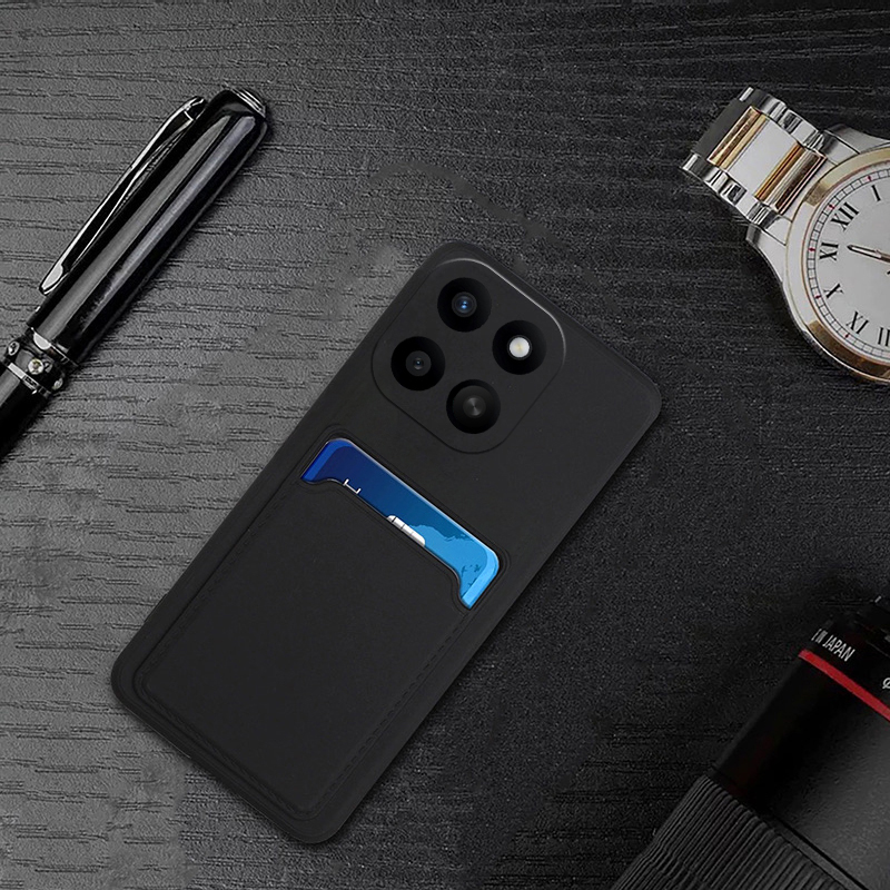 Phone%20case%20Honor%20X6C%20Soft%20Card%20Holder%20Slot%20Silicone%20Wallet%20Back%20Cover%20Honor%20X6C%204G%20Case%20-%20Image%204