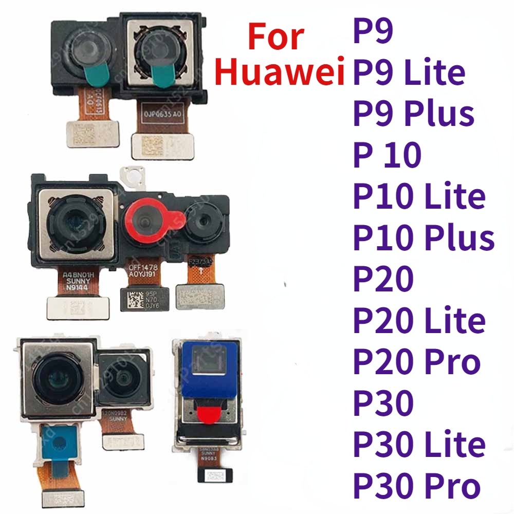 For Huawei P9 P10 Plus P20 Lite P30 Pro Original Back Camera Rear Camera Module Backside View Replacement Repair Spare Parts
