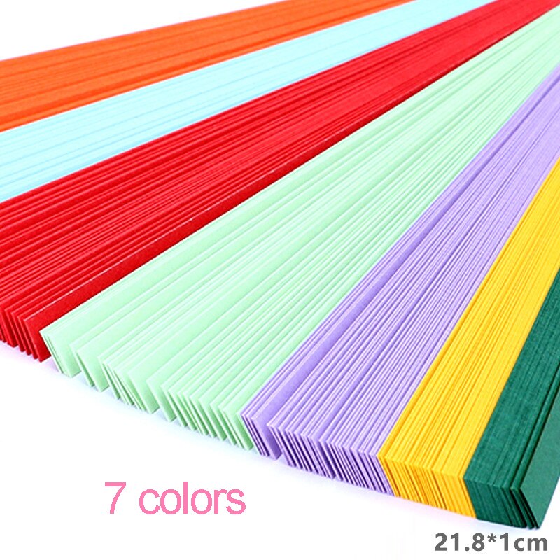 540 Gradient Color Origami Stars Paper Strips Double Sided Lucky Star  Origami Decoration Folding Paper For Kids Arts Crafting