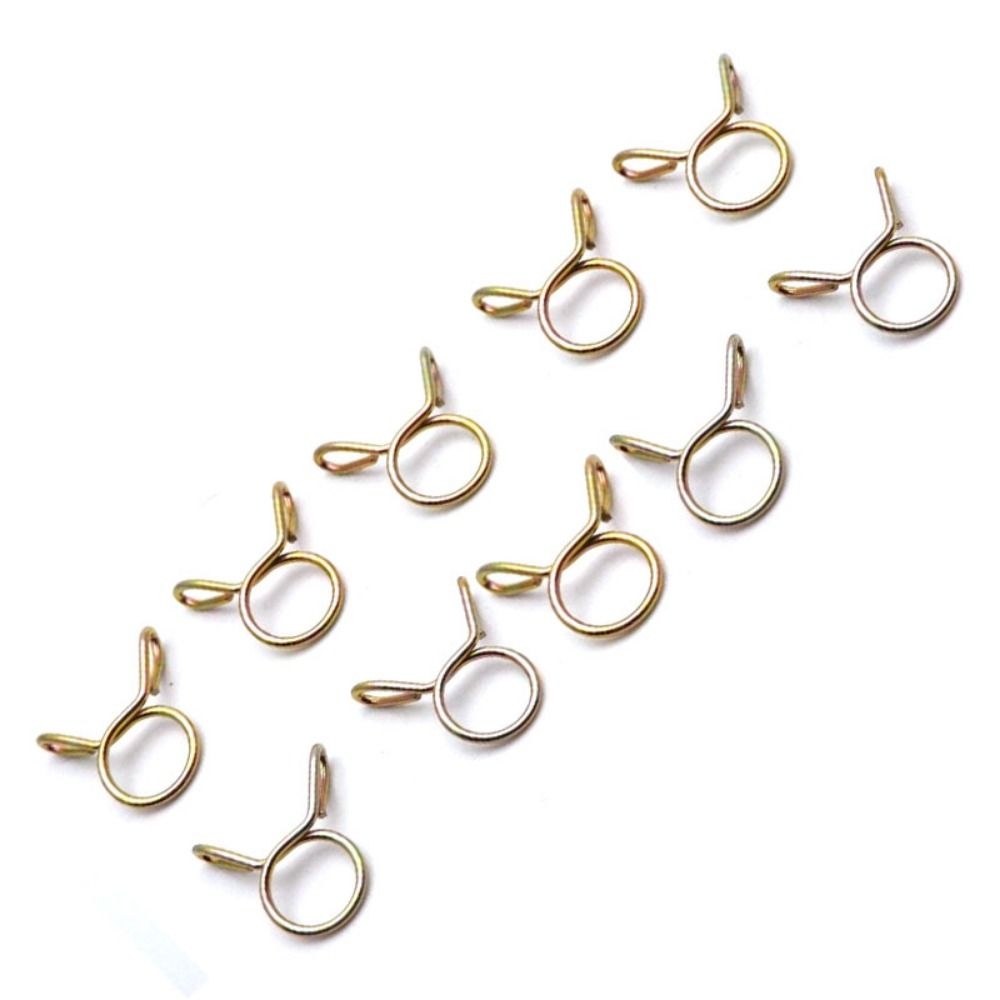 10Pcs 5-31MM Hose Clamp Air Tubing Assortment Kit Clip Fixed Zinc ...