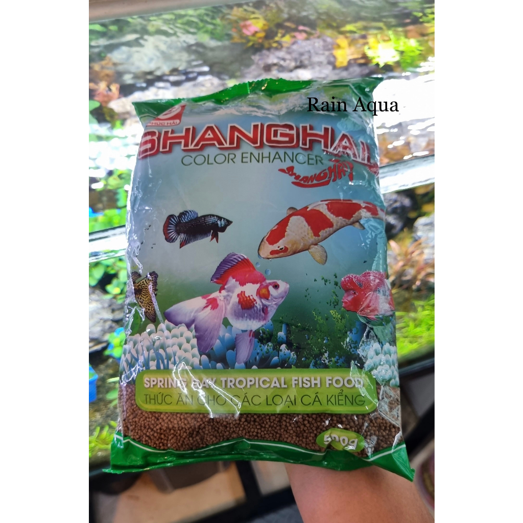 Thức ăn, cám nuôi cá SangHai gói 500g