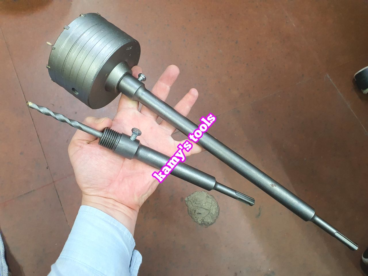 Mũi khoan khoét lỗ tường rút lõi bê tông 65mm 70mm 75mm 80mm 85mm 90mm 95mm 100mm dài 200mm 350mm