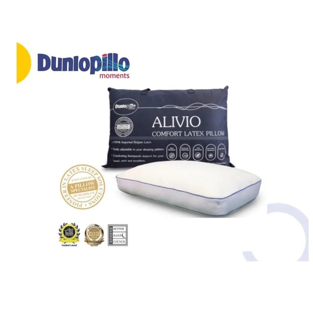 DUNLOPILLO ALIVIO COMFORT LATEX PILLOW Lazada