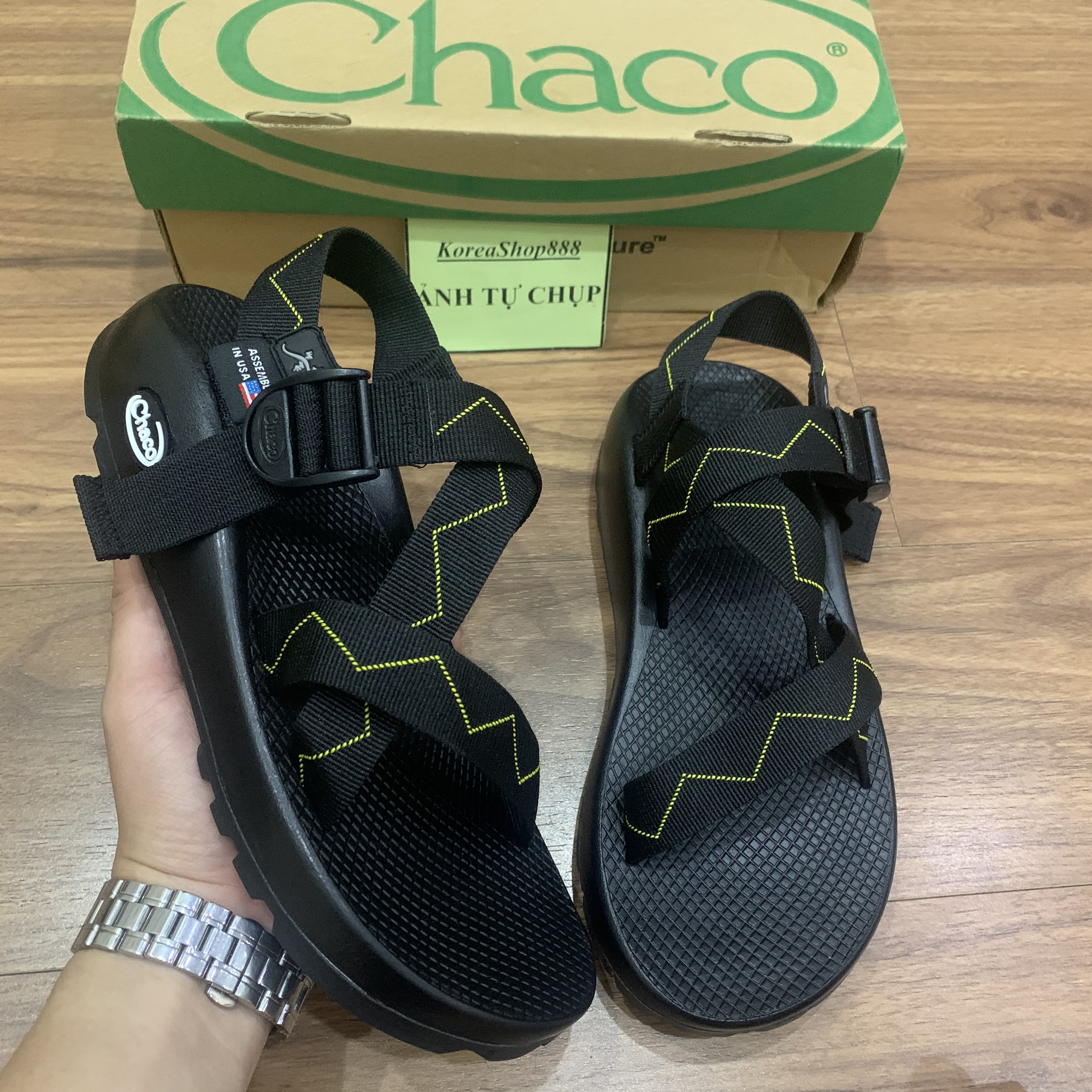 Dép Xăng Đan Nam Chaco Đế Cứng Mã D43