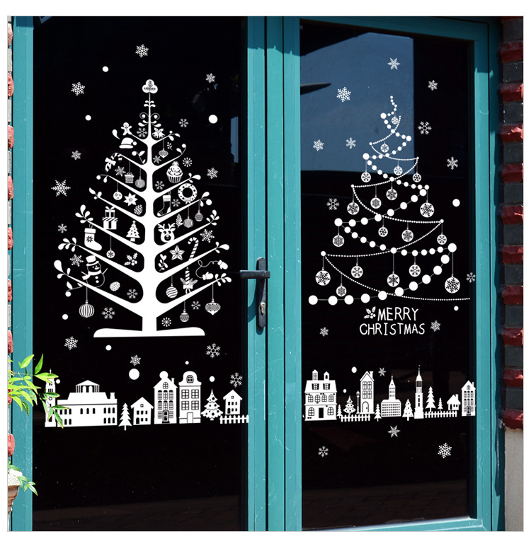 DECAL NOEL – Cây Thông Tuyết Trắng
