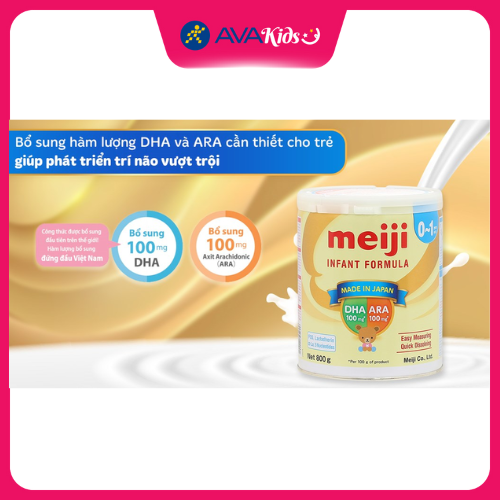 Sữa bột Meiji Infant Formula 800g (0 - 12 tháng)
