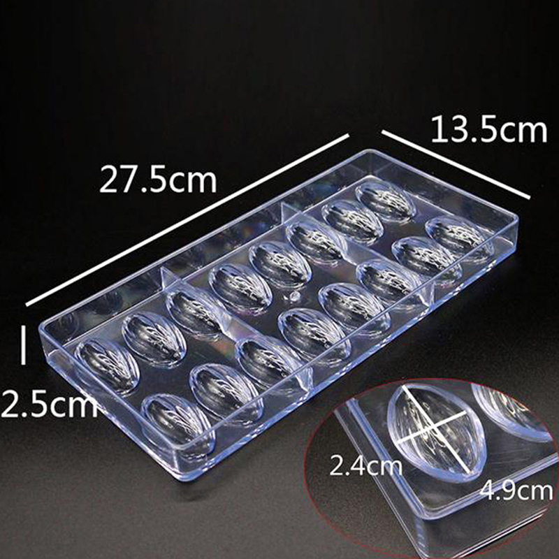 3D Chocolate Mold Polycarbonate Sphere Chocolate Tools Thick Cake Grade Mold