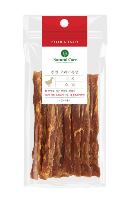 Thịt ức gà, vịt sấy cho chó 40g natural core