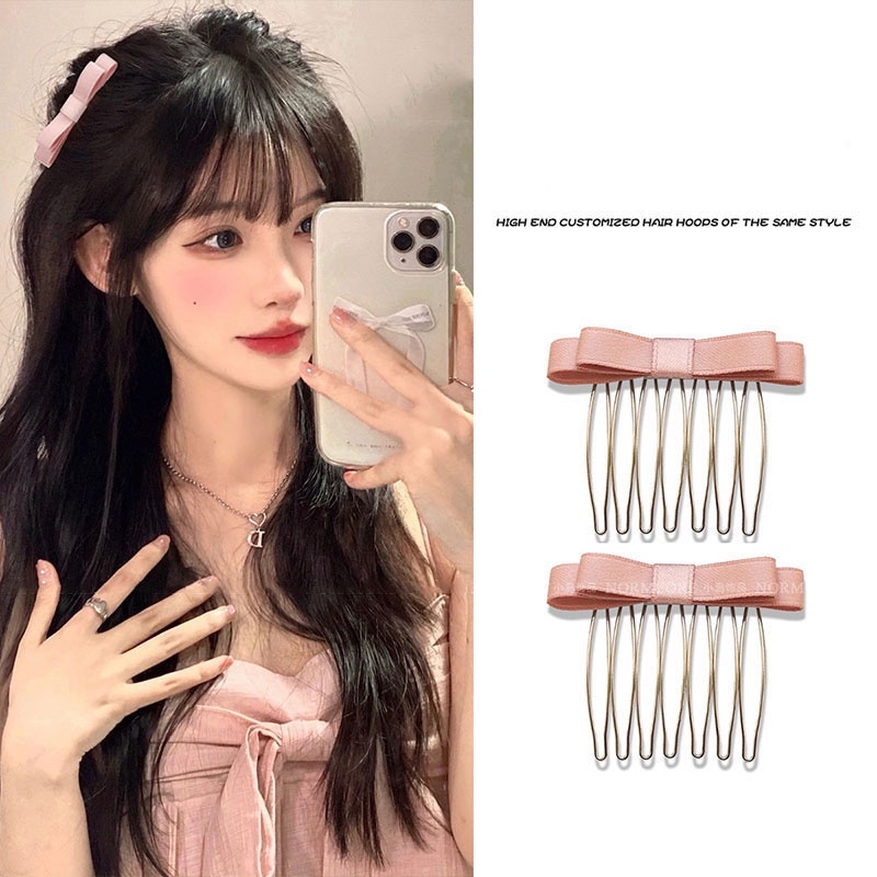 Lược Cài Tóc Đính Nơ Dễ Thương Cho Bé Gái