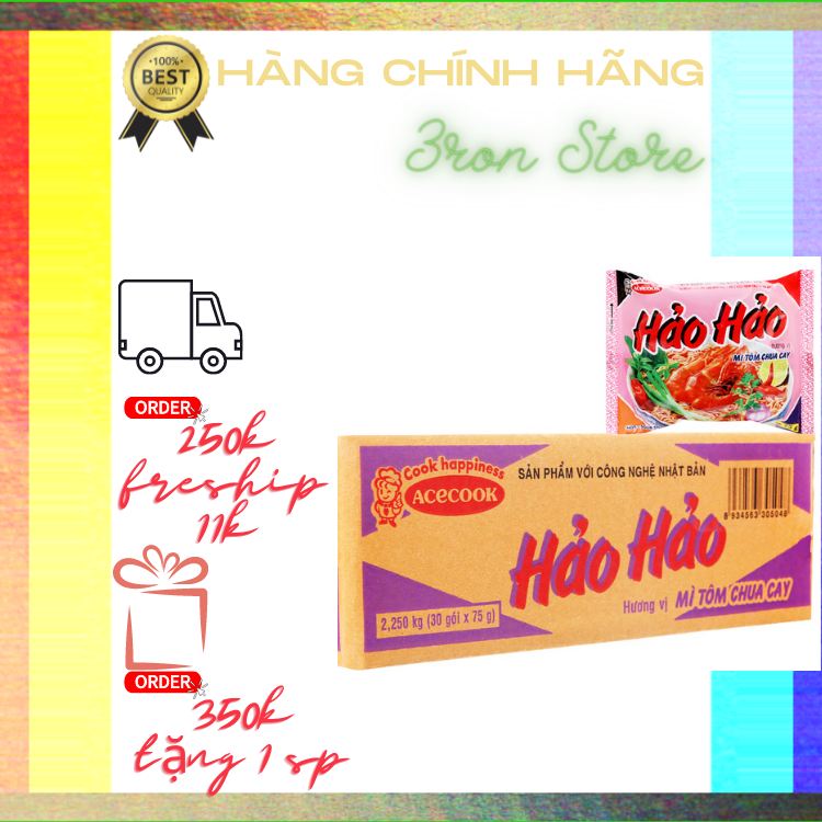 Thùng Mì Hảo Hảo Tôm Chua Cay