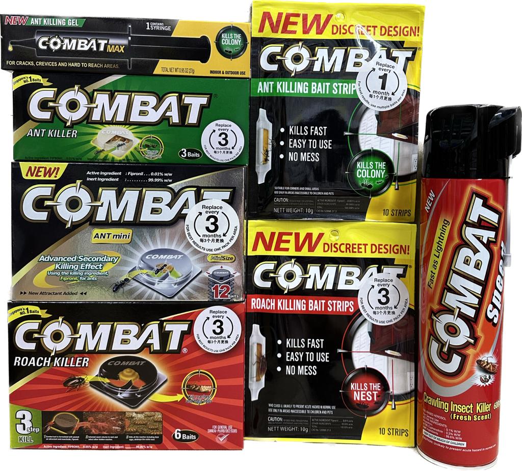 Combat Insect Killer Bait Ant Killer / Roach Killer, 6s-10s | Lazada  Singapore