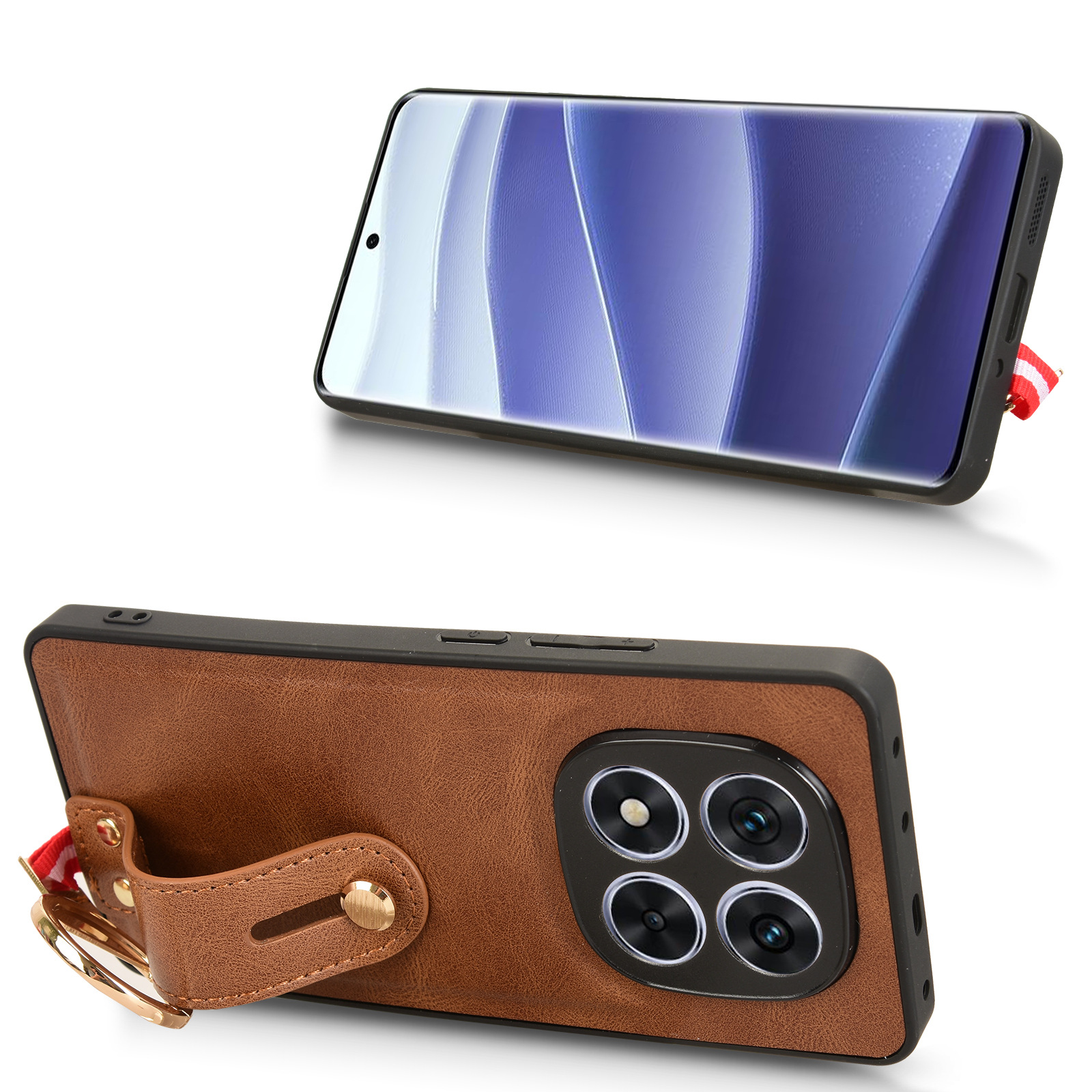 Xiaomi%20Redmi%20Note%2014%20Pro%205G%20Leather%20Case%20with%20Adjustable%20Wristband%20Strap%20Kickstand,%20Hand%20Strap%20Grip%20Loop%20Cover,Shockproof%20Protection%20Cover%20with%20Ring%20Opener%20for%20Xiaomi%20Redmi%20Note%2014%20Pro%205G.%20-%20Image%208