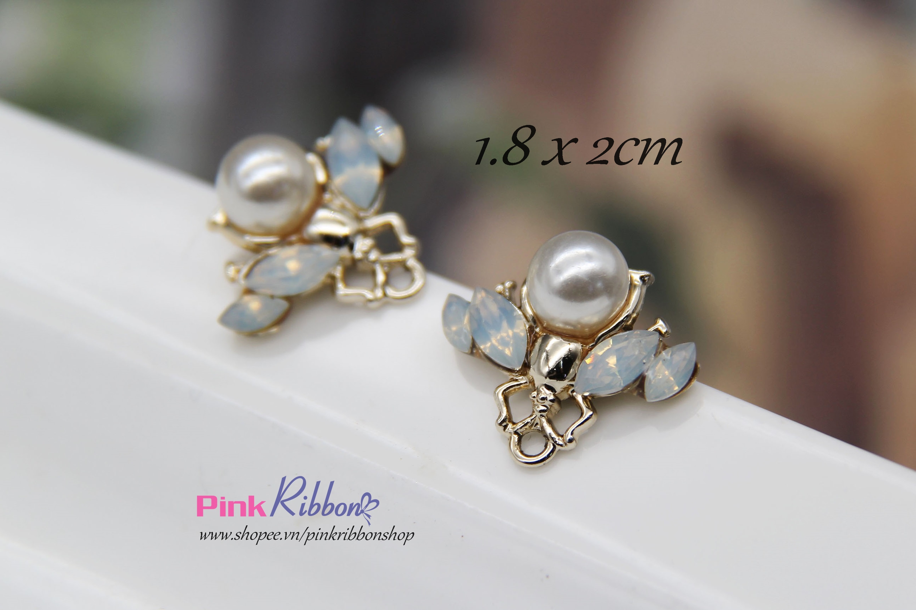 Charm bọ rùa đá ghi/xanh