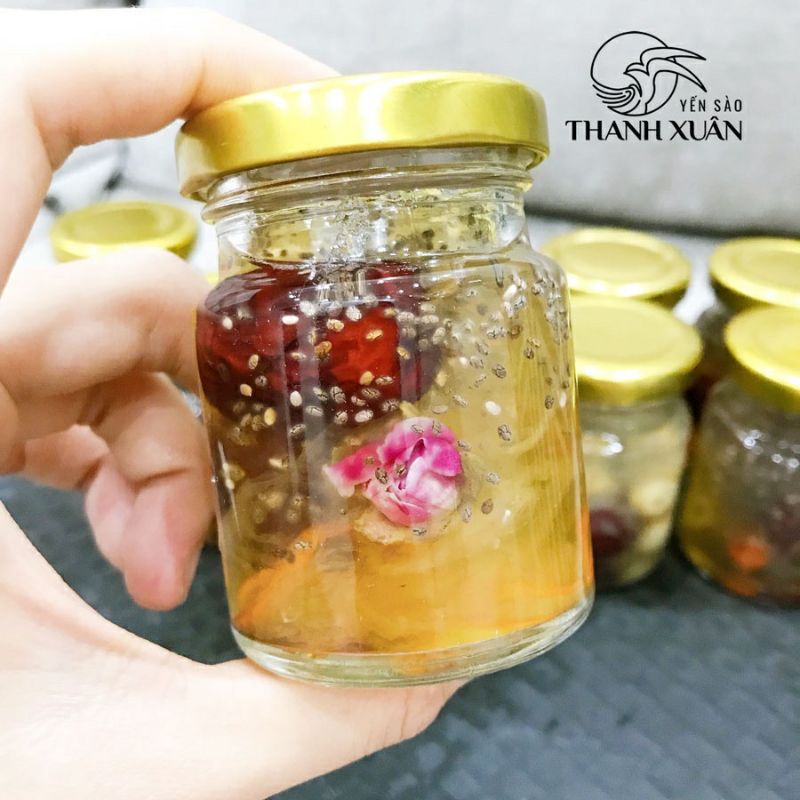Hũ thủy tinh chưng yến 75ml