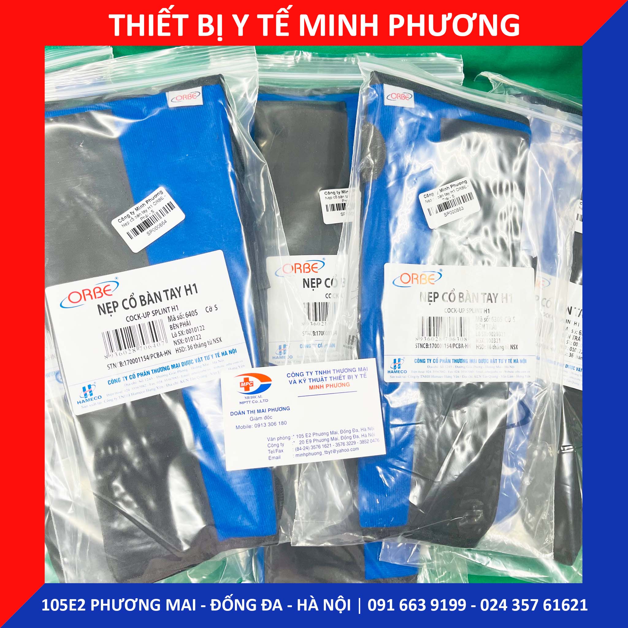 Nẹp cổ bàn tay H1 ORBE