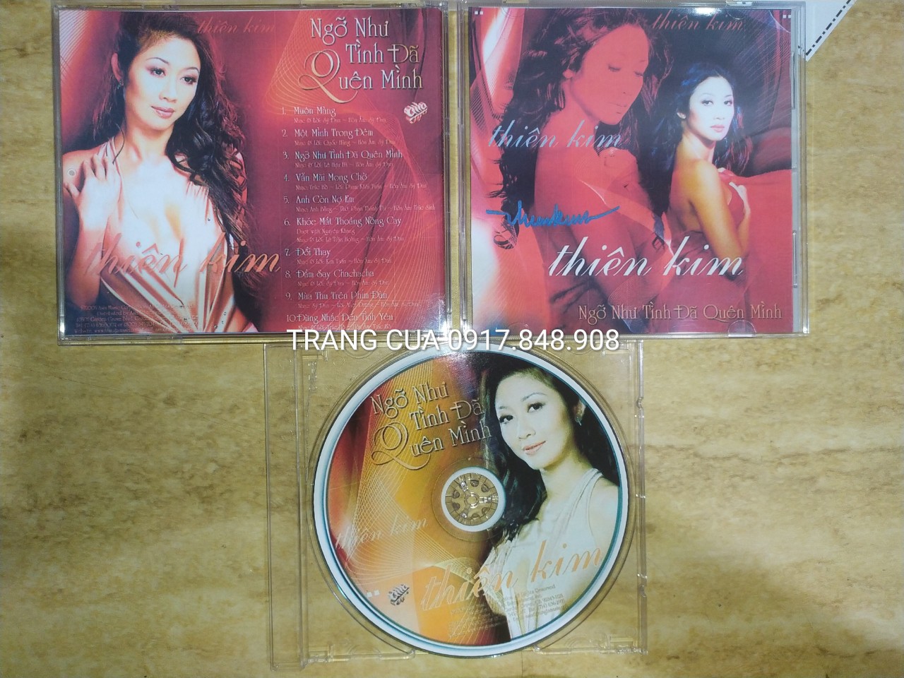 Bộ 07CD ca sĩ Thiên Kim nhạc hải ngoại