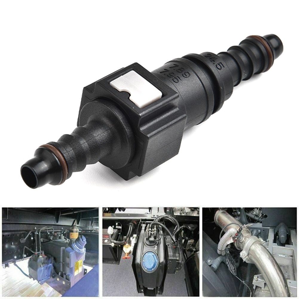 【ISMAY】 Straight 7.89mm Fuel Line Hose Quick Release Connector For: 6mm Inner Diameter