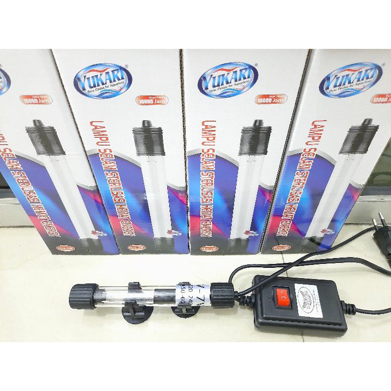 Lampu UV ultraviolet anti lumut bakteri sterilalisasi LAMPU UV YUKARI 7WATT