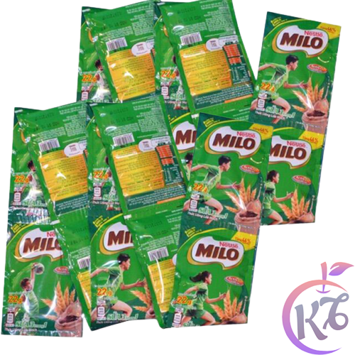 Combo 20 gói Milo x 22g - Sữa bột Milo thức uống lúa mạch Nestle sữa bột ca cao hòa tan nguyên chất thơm ngon bổ dưỡng Activ Go Nestlé