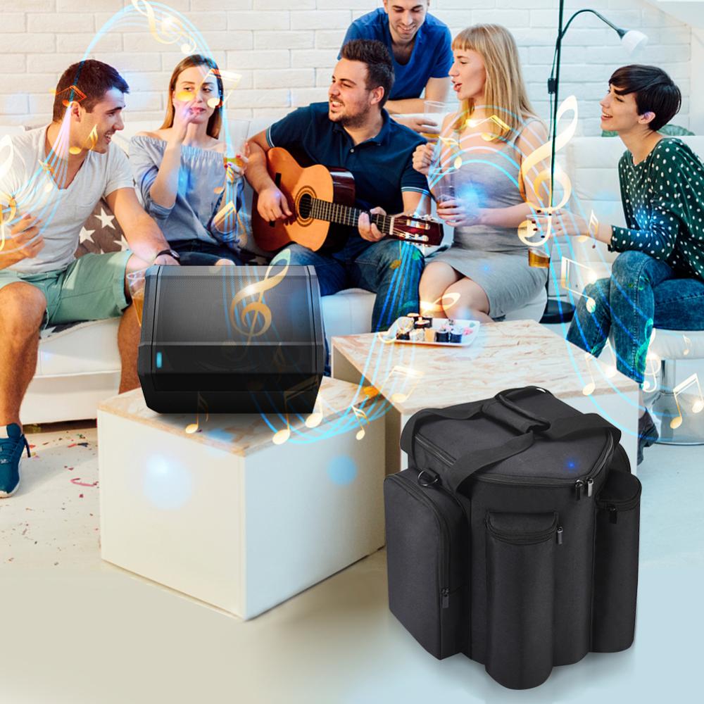 Carry Shoulder Bag Large Capacity Handle Bag Shockproof Protective Bag Adjustable Shoulder Strap for Bose S1 PRO Speaker