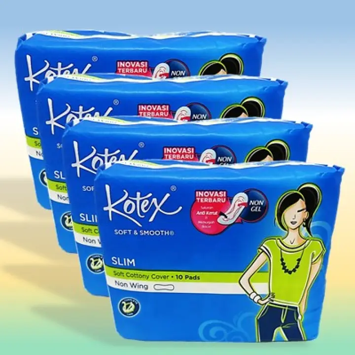 6 Packs Kotex Daytime Maxi Plus Soft And Smooth Sanitary Pad With Soft Cottony Cover 23cm 10 Pads Lazada Singapore