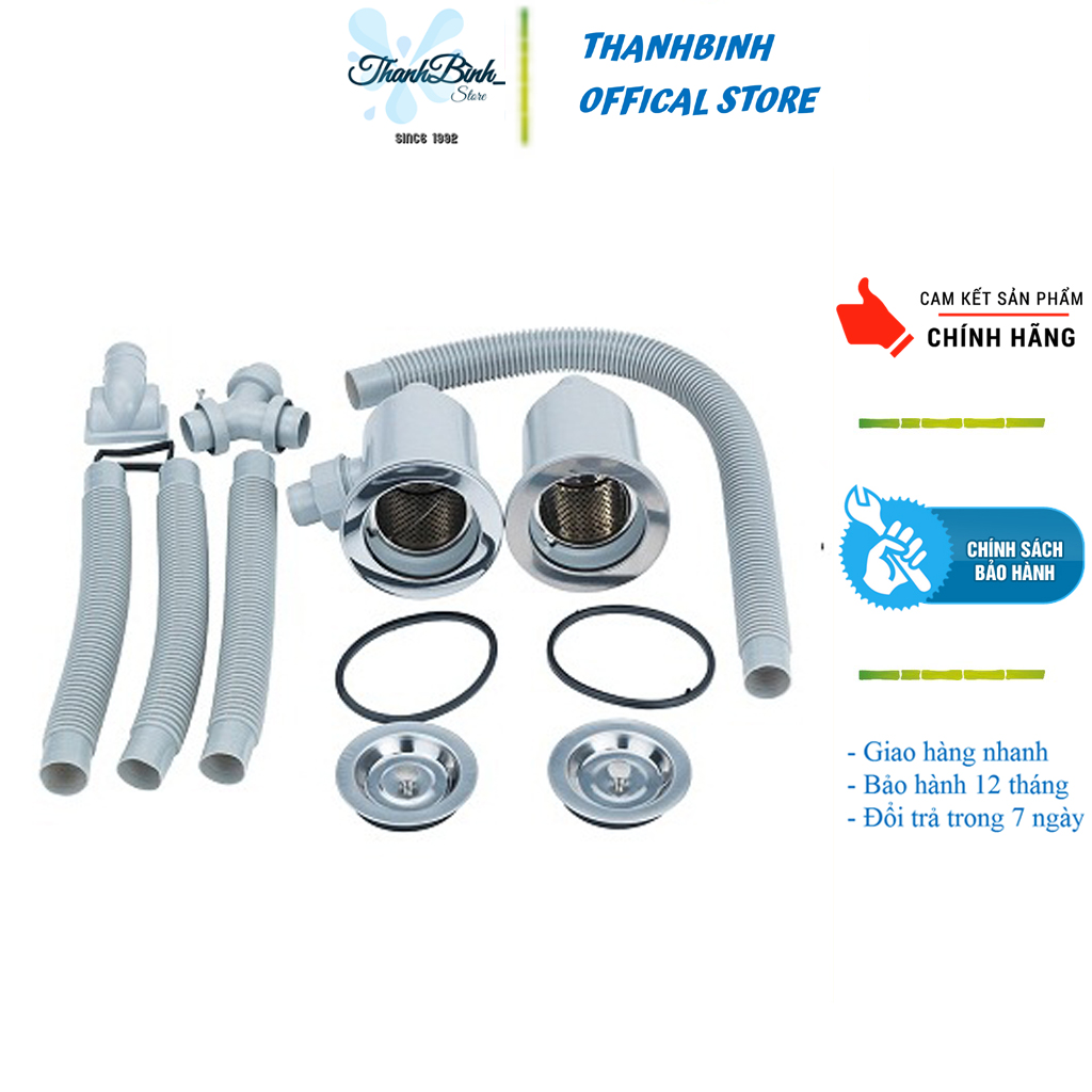 SIPHONG CHẬU RỬA BÁT/ XI PHÔNG CHẬU RỬA BÁT ĐÔI- ĐƠN