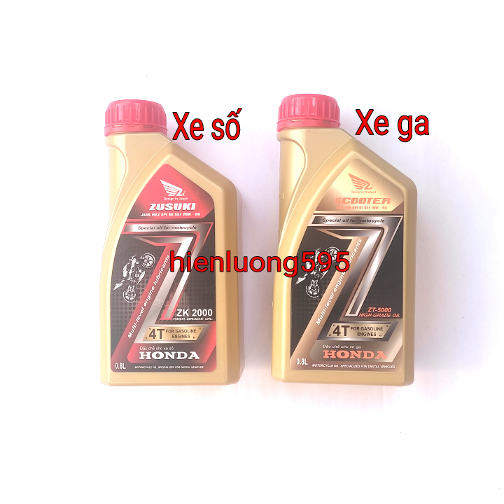 Dầu nhớt xe máy 800ml (Xe số, xe ga)