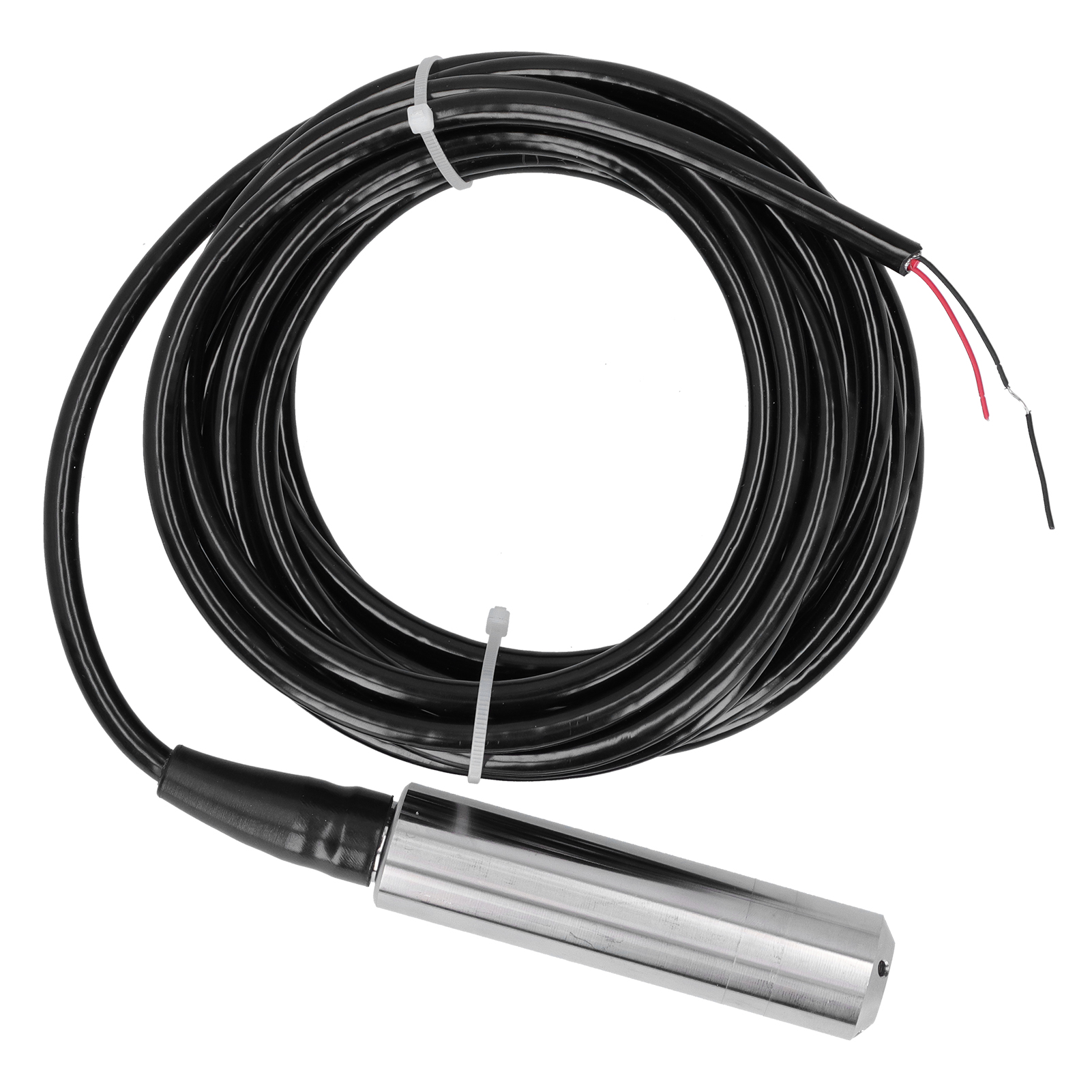 YB‑2J‑F Liquid Level Transmitter 5m Cable Water Level Sensor Detector 12‑32VDC 4‑20mA 0-4m
