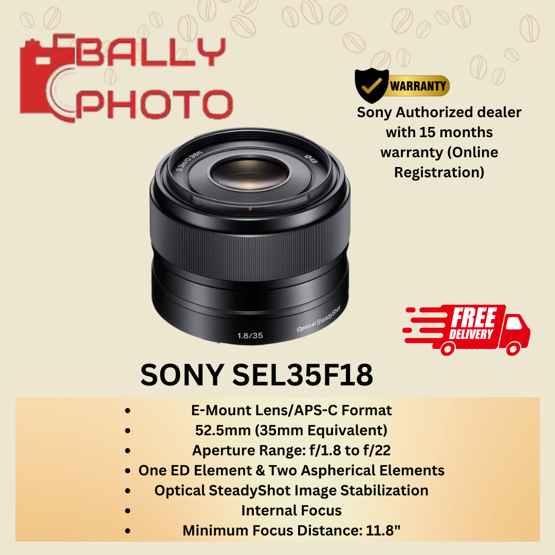 Sony E 35mm f/1.8 OSS Lens / SEL35F18 | Lazada Singapore