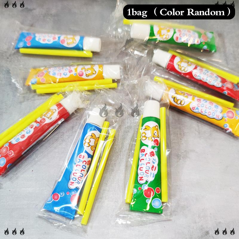 🔥🔥🔥 1 Bộ bong bóng Keo thổi bóng không gian bóng đầy màu sắc Thổi Bong Bóng đồ chơi ngoài trời