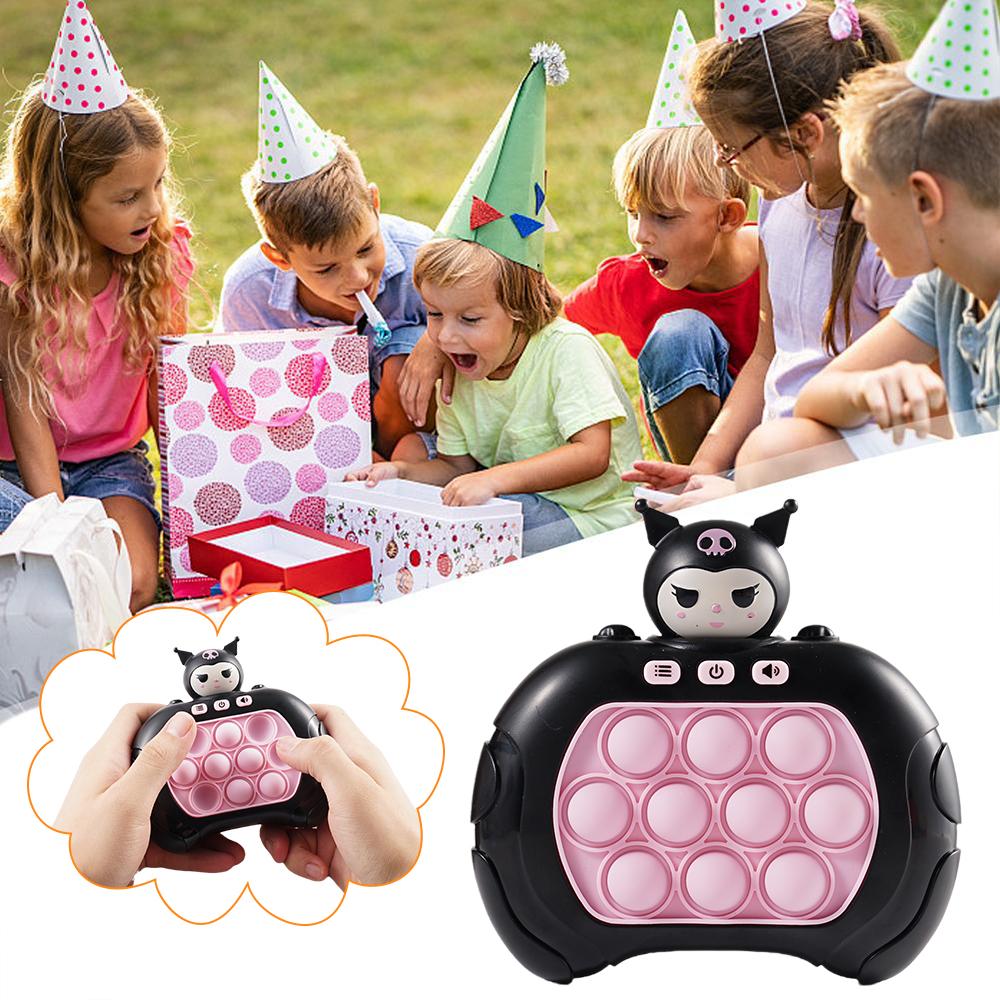Quick Push Game Pop It Electronic Game Console Reaction Training Educational Toys Kids Whack-A-Mole Machine